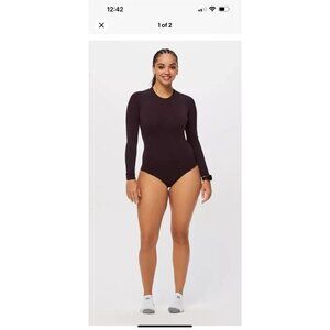 FIGS Seamless Performance Bodysuit Underscrub Long Sleeve Size 2XL Stretch 1A